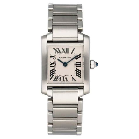 cartier bb14426|Cartier Stainless Steel Tank Francaise Chronograph Wristwatch .